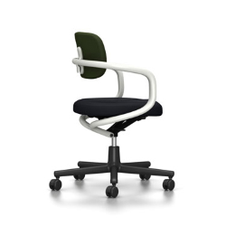 VITRA chaise de bureau ALLSTAR avec accoudoirs blancs
