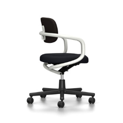 VITRA chaise de bureau ALLSTAR avec accoudoirs blancs