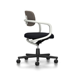 VITRA chaise de bureau ALLSTAR avec accoudoirs blancs