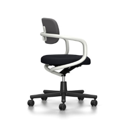 VITRA chaise de bureau ALLSTAR avec accoudoirs blancs
