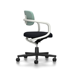 VITRA chaise de bureau ALLSTAR avec accoudoirs blancs