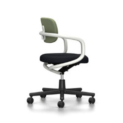VITRA chaise de bureau ALLSTAR avec accoudoirs blancs