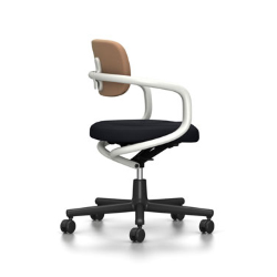 VITRA chaise de bureau ALLSTAR avec accoudoirs blancs