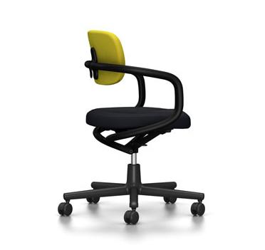 VITRA chaise de bureau ALLSTAR avec accoudoirs noirs