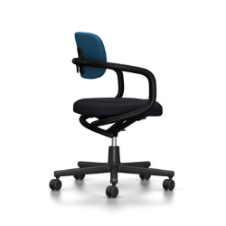 VITRA chaise de bureau ALLSTAR avec accoudoirs noirs