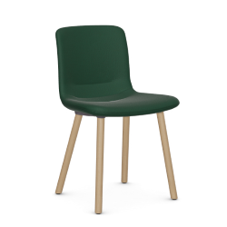 VITRA chaise HAL SOFT WOOD en tissu Credo
