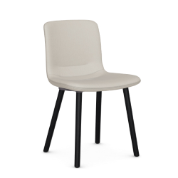 VITRA chaise HAL SOFT WOOD en tissu Credo