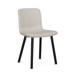 VITRA chaise HAL SOFT WOOD en tissu Dumet