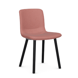 VITRA chaise HAL SOFT WOOD en tissu Dumet