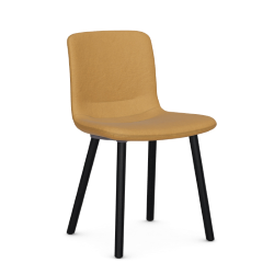 VITRA chaise HAL SOFT WOOD en tissu Dumet