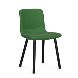 VITRA chaise HAL SOFT WOOD en tissu Volo