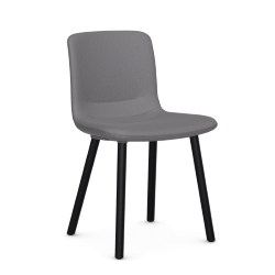 VITRA chaise HAL SOFT WOOD en tissu Volo