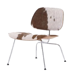 VITRA chaise longue Plywood LCM CALF'S SKIN