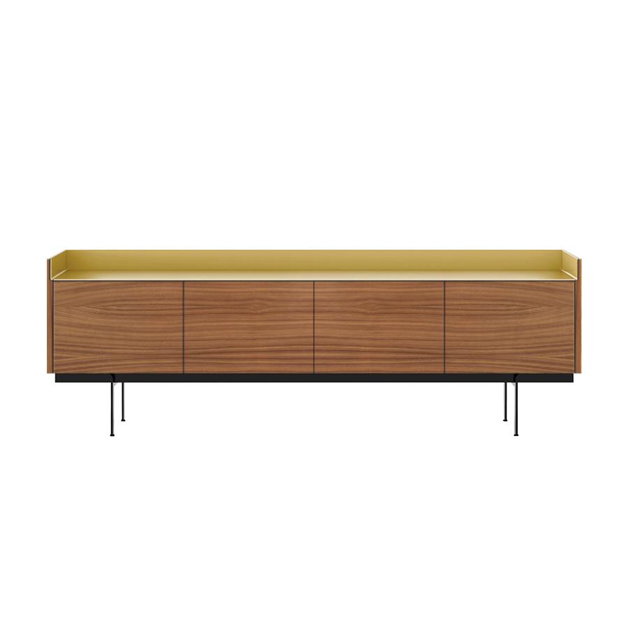 PUNT MOBLES sideboard furniture STOCKHOLM 4 doors STKH01 with H 29 cm base