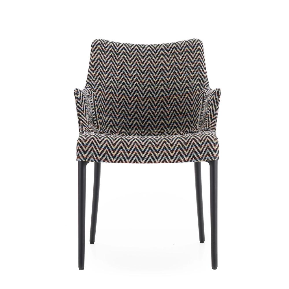KARTELL chaise avec accoudoirs ELEGANZA NIA tissu MISSONI