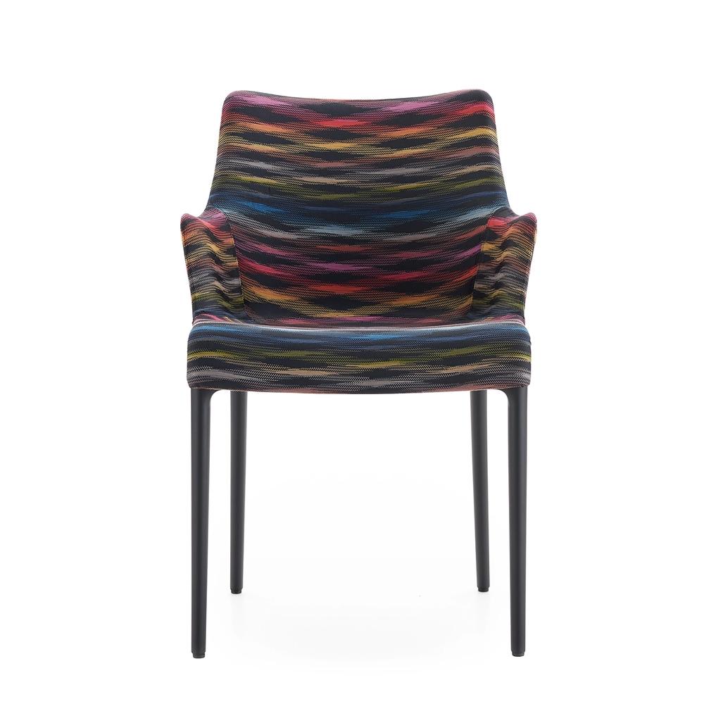 KARTELL chaise avec accoudoirs ELEGANZA NIA tissu MISSONI