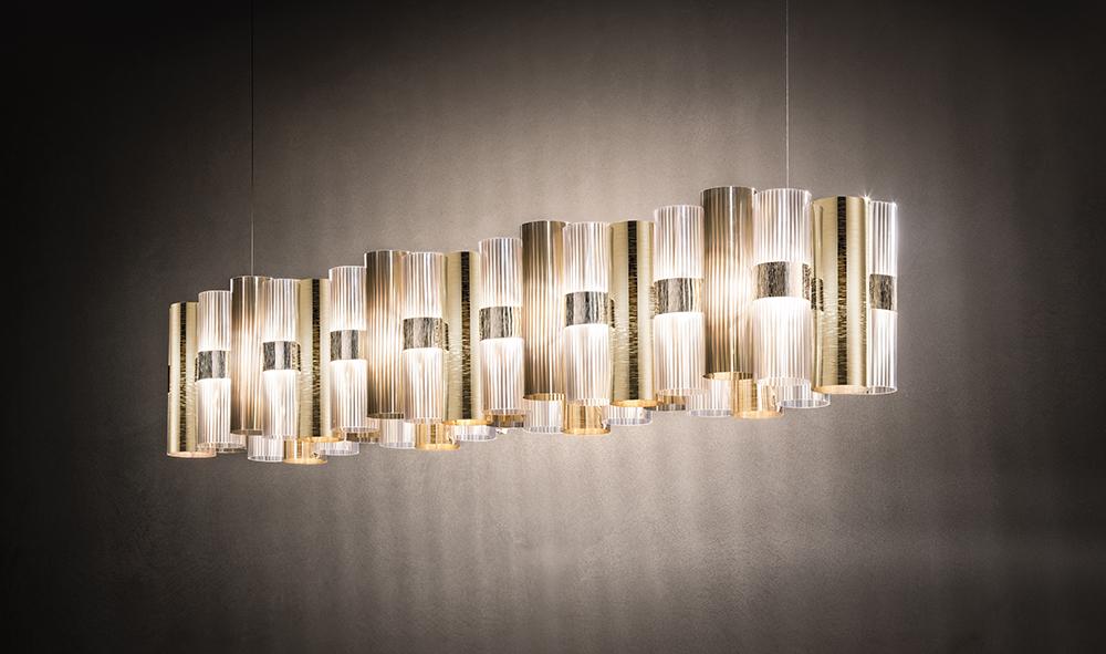 SLAMP lampe à suspension LA LOLLO LINEAR XL