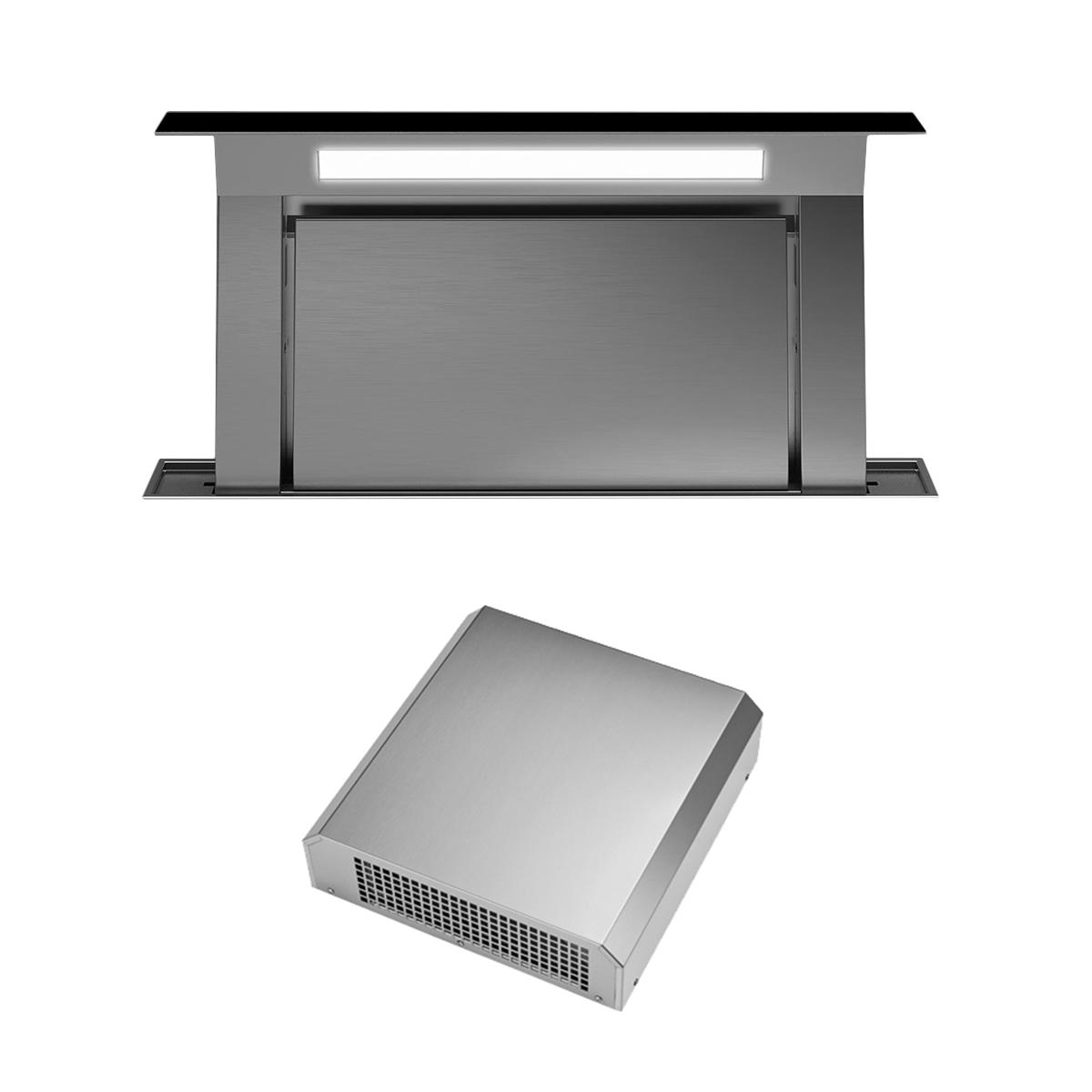 FALMEC extractor hood DOWNDRAFT with external motor 1500 m3/h BLACK 120 cm