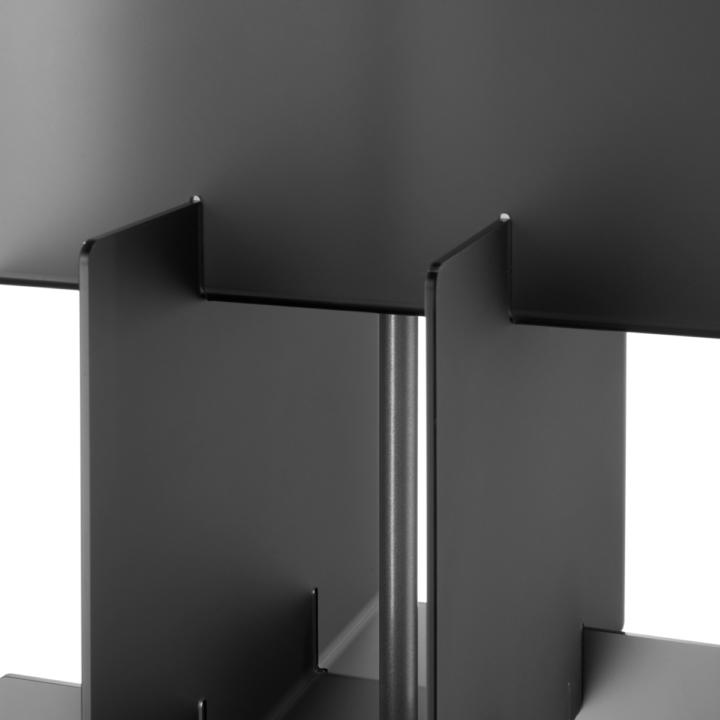 EMPORIUM vertical bookcase with swivel base BABELE