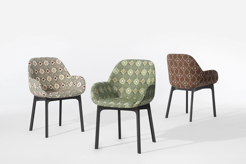 KARTELL fauteuil CLAP RUBELLI QUATREFOIL