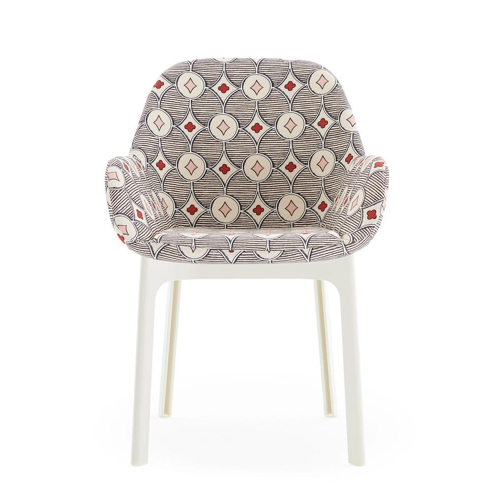 KARTELL armchair CLAP RUBELLI QUATREFOIL
