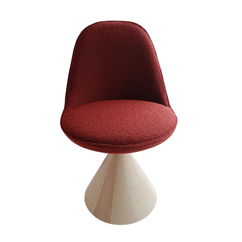 PORRO chair with swivel conical base ROMBY