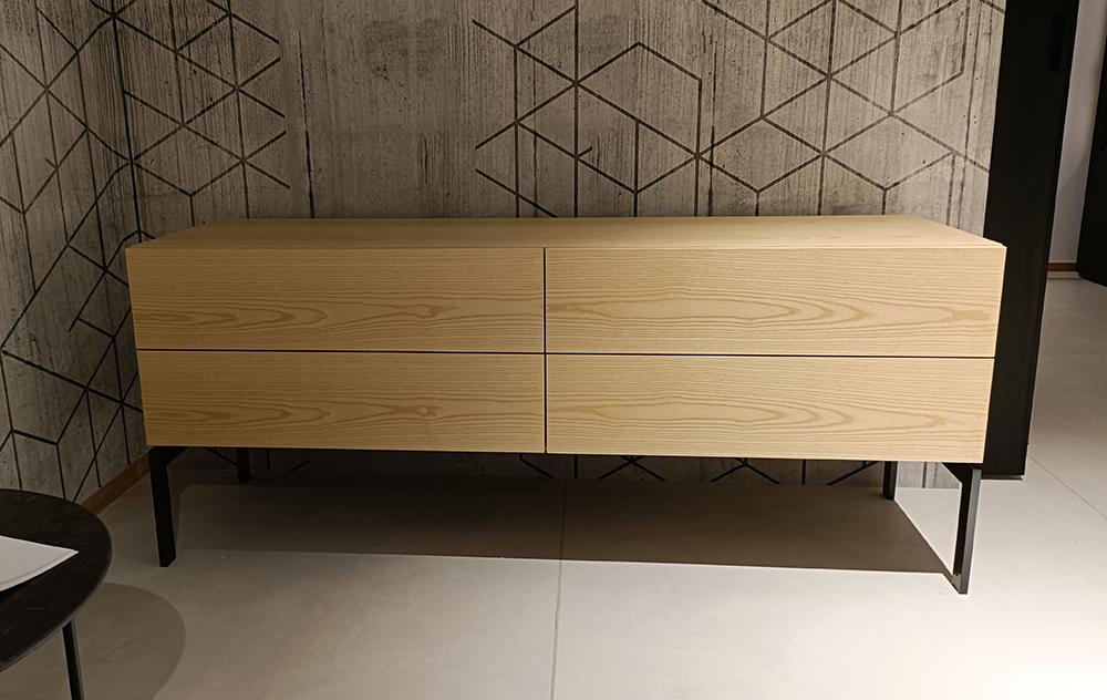 PORRO chest of drawers MODERN with 4 drawers 160 x 46 x H 66 cm [New product, for exhibition]