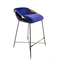 SELETTI upholstered TOILETPAPER STOOL