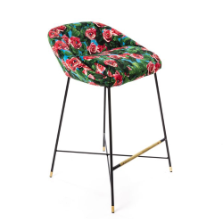SELETTI upholstered TOILETPAPER STOOL