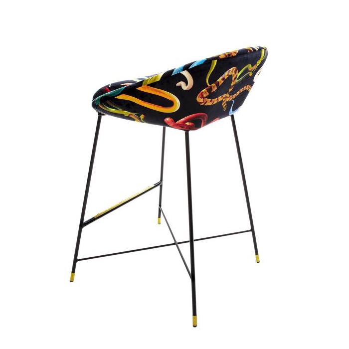 SELETTI upholstered TOILETPAPER STOOL