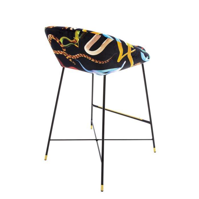 SELETTI upholstered TOILETPAPER STOOL