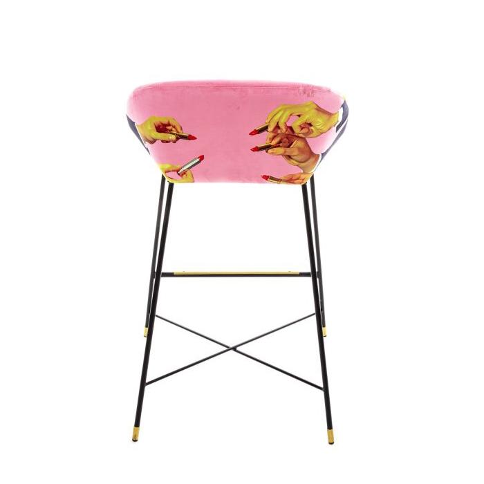 SELETTI upholstered TOILETPAPER STOOL