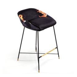 SELETTI upholstered TOILETPAPER STOOL