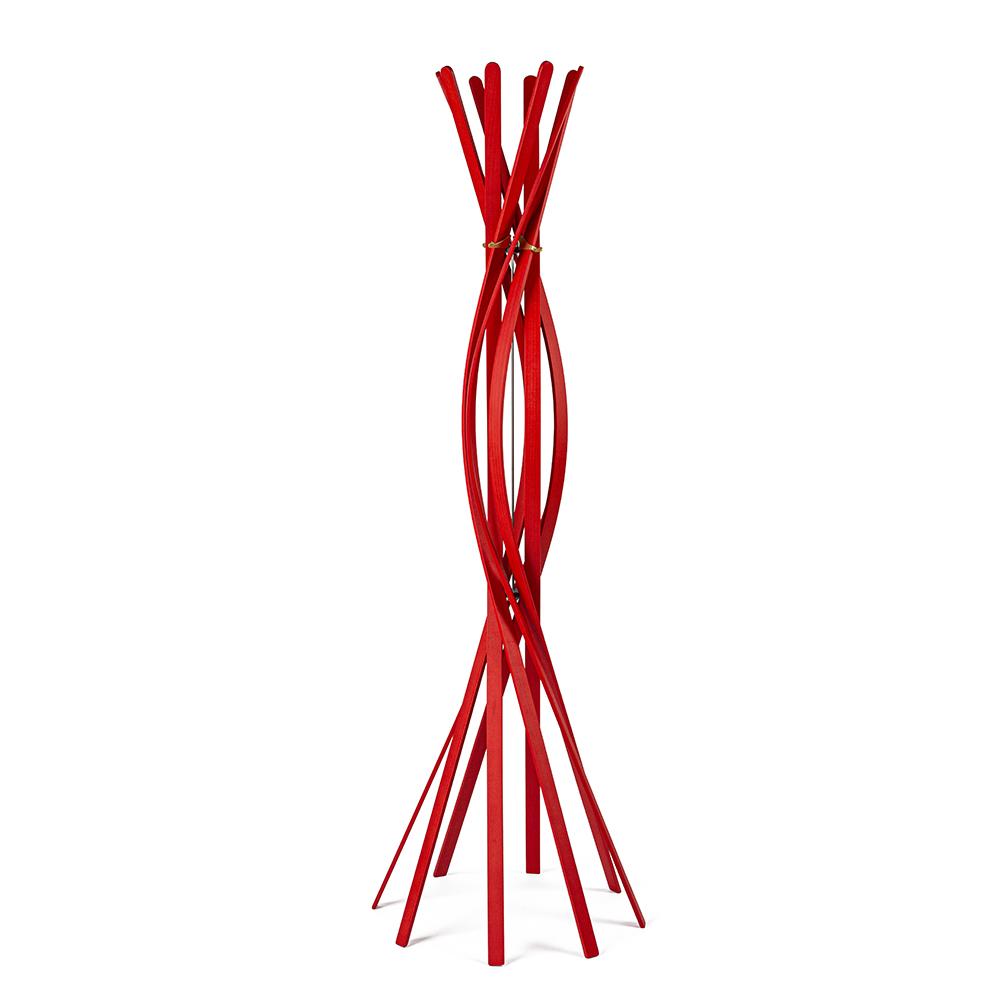 HORM floor coat stand TWIST Traffic Red
