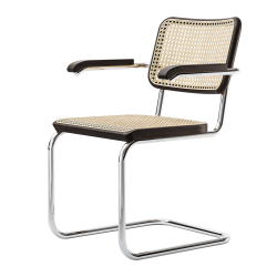 THONET cantilever chair with arms S 64 V