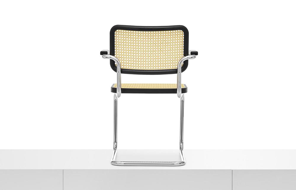 THONET cantilever chair with arms S 64 V