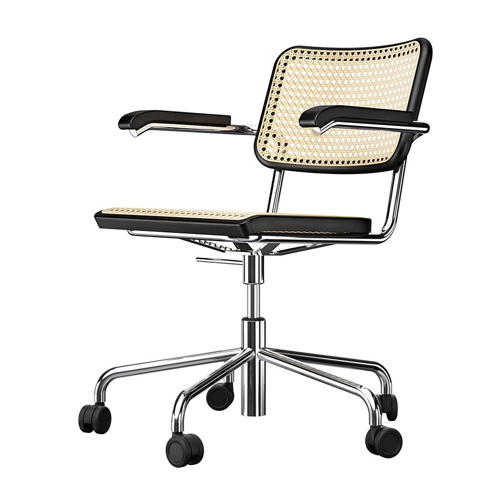 THONET chair on wheels with arms S 64 VDR