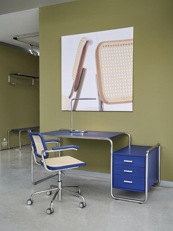 THONET chair on wheels with arms S 64 VDR