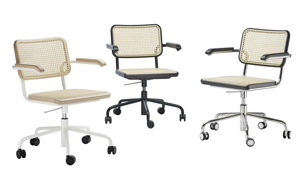 THONET chair on wheels with arms S 64 VDR