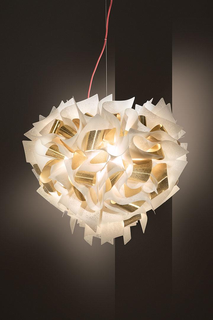 SLAMP lampe à suspension VELI SUSPENSION LARGE AUREA