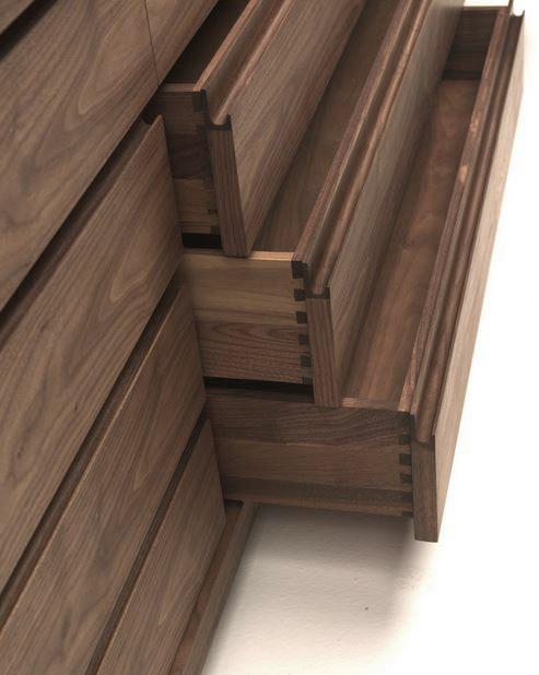 RIVA 1920 sideboard with 2 doors with false drawer fronts and 4 drawers KYOTO 1.1