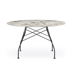 KARTELL round table GLOSSY MARBLE Ø 128 cm