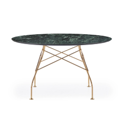KARTELL round table GLOSSY MARBLE Ø 128 cm
