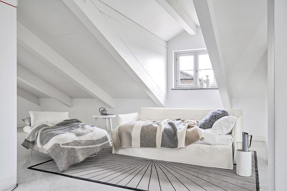 GERVASONI sofa with single spare bed GHOST 19