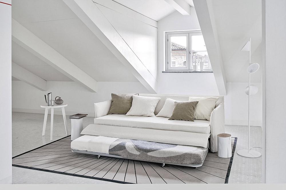 GERVASONI sofa with single spare bed GHOST 19
