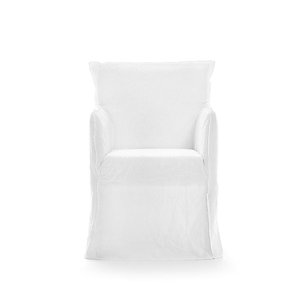 GERVASONI chaise avec accoudoirs GHOST 25