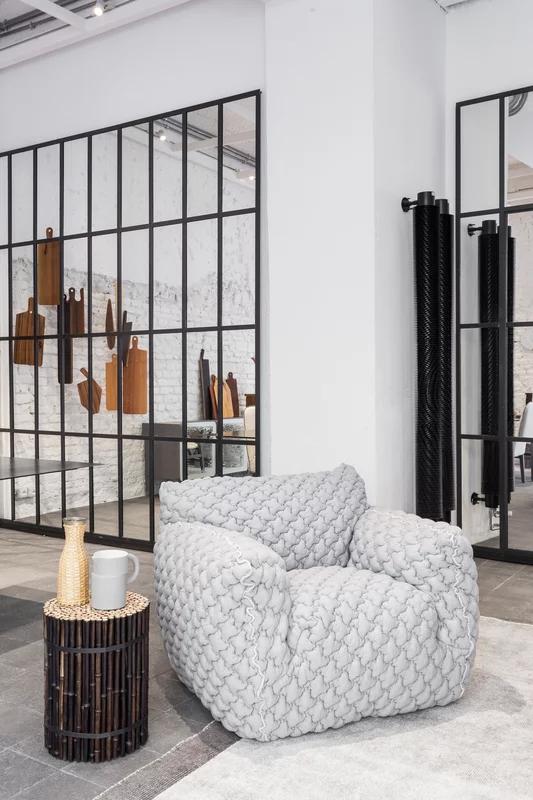 GERVASONI table basse pouf BLACK 19