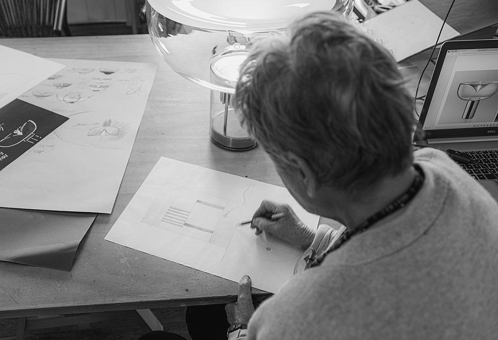 LEUCOS lampe de table AELLA T 45 OPENWORKED