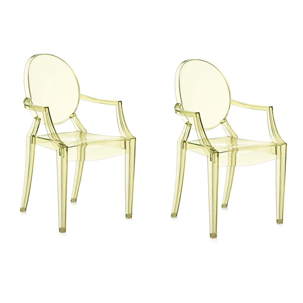 KARTELL set of 2 chairs LOUIS GHOST