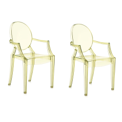 KARTELL set of 2 chairs LOUIS GHOST
